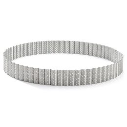 Pečící kruhový rám de Buyer, 3030.24, perforovaný, kruhový, vroubkovaný, průměr
24 cm, výška 3 cm, nerezová ocel