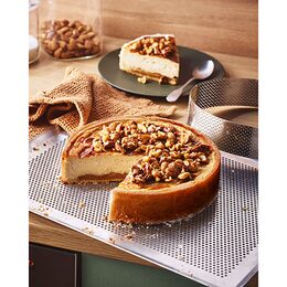 Kuhový rám na pečení de Buyer, 3097.09, perforovaný, průměr 24 cm, nerezová
ocel, výška 4,5 cm
