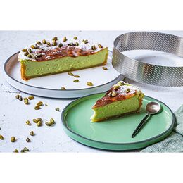 Kuhový rám na pečení de Buyer, 3097.09, perforovaný, průměr 24 cm, nerezová
ocel, výška 4,5 cm