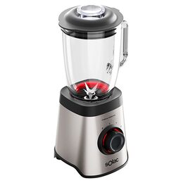 Mixér Solac, BV5733, stolní, skleněný džbán 1,75 L, 5 rychlostí, pulsní funkce,
drtič ledu, čepele z nerezové oceli, 2000 W