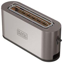 Topinkovač Black+Decker, BXTO1002E Topinkovač nerez, 1000W