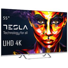 Televize Tesla, 55E635SUS, smart, LED, UHD, Android 11, 55" (139 cm),
DVB-T/T2/C/S/S2, Bluetooth, Wi-Fi, 110 W