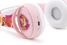Bluetooth sluchátka Tlapková patrola růžová