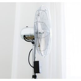 Ventilátor Cecotec, 5918 EnergySilence 1600 Woody Smart, stojanový, průměr 40
cm, vintage design, 10 lopatek, 3 rychlosti, LED displej, 50