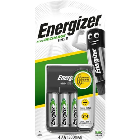 Base Charger + 4 AA baterie ENERGIZER