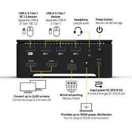 Docking station 8v1 PORT CONNECT