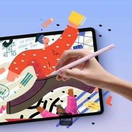 Stylus Baseus Smooth Writing 2 s bezdrátovým nabíjením (aktivní bezdrátová verze) růžový
