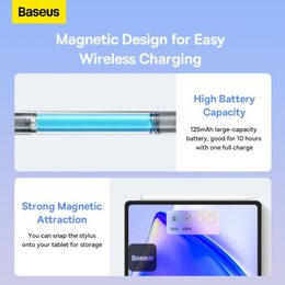 Stylus Baseus Smooth Writing 2 s bezdrátovým nabíjením (aktivní bezdrátová verze) fialový