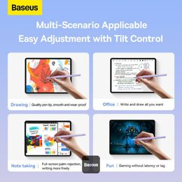 Stylus Baseus Smooth Writing 2 s bezdrátovým nabíjením (aktivní bezdrátová verze) fialový