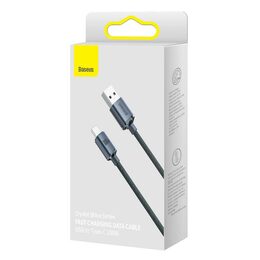 Datový kabel Baseus Crystal Shine Series USB-C 1,2m 100W (20V/5A) černý
