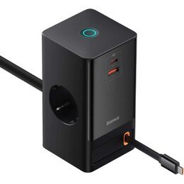 Nabíjecí stanice Baseus PowerCombo Digital 65W EU černá