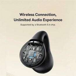 Bluetooth sluchátka Baseus Bass 15 Clip Open Ear černá