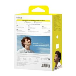 Bluetooth sluchátka Baseus Bass 15 Clip Open Ear černá