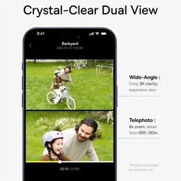 Venkovní kamera Baseus Security S1 Pro 3K (sada 2ks+centrální stanice) bílá