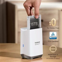 Venkovní kamera Baseus Security S1 Pro 3K (sada 2ks+centrální stanice) bílá