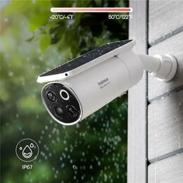 Venkovní kamera Baseus Security S1 Pro 3K (sada 2ks+centrální stanice) bílá