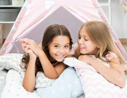 EDCO Dětský stan teepee 120x120x150cm růžová ED-215004ruzo