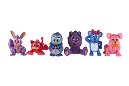 Zvířátko figurka plast mix druhů v sáčku 10x12cm 18ks v boxu