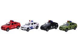 Auto záchranné plast 13cm na setrvačník 4 druhy 12ks v boxu