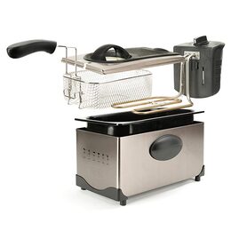 Fritéza Black+Decker, BXDF2100E, kapacita 3 L, nerezová úprava, 2100 W