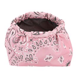 Kosmetická taštička Miss Melody, Růžová, bandana vzor