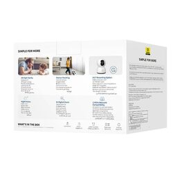 Vnitřní kamera Baseus Security P1 Lite 2K bílá