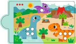 2Kids Toys Magnetická hra Třídění barev s dinosaurem