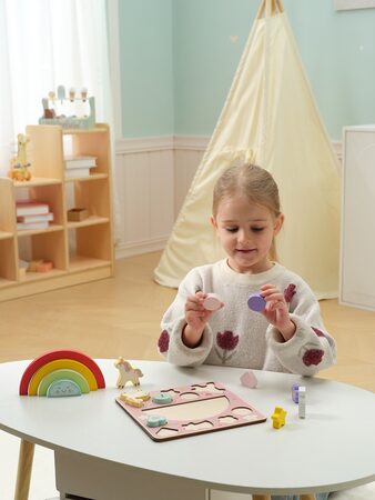 2Kids Toys Balanční puzzle Unicorn 2 v 1