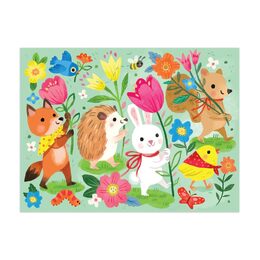 Mudpuppy Puzzle Jarní průvod v látkovém pytlíku 36 dílků