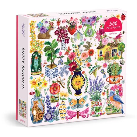 Galison Puzzle Květiny plné života 500 dílků