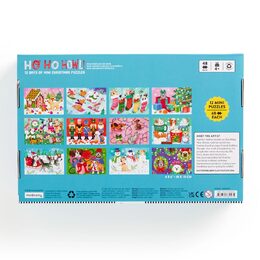 Mudpuppy Puzzle Předvánoční odpočítávání sada 12 ks