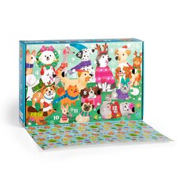Mudpuppy Puzzle Předvánoční odpočítávání sada 12 ks