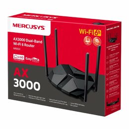 WiFi router TP-Link MERCUSYS MR85X AX3000 AP/router, 3x GLAN, 1x 2.5GWAN/ 2,4/5GHz