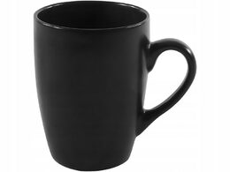 HIT Hrnky na kávu i čaj porcelán sada 6 ks 340 ml černá HT-24304294