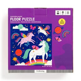 Mudpuppy Podlahové puzzle Kouzelní jednorožci 25 dílků