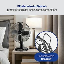 ProfiCare VL 3062 BK ventilátor 25cm kovový černý