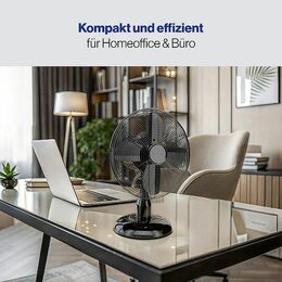 ProfiCare VL 3062 BK ventilátor 25cm kovový černý