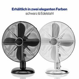 ProfiCare VL 3062 BK ventilátor 25cm kovový černý