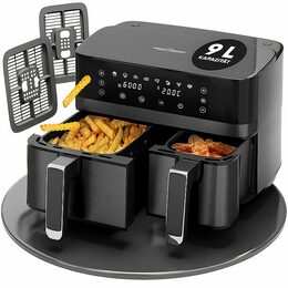 ProfiCook FR 1295 H Horkovzdušná fritéza 9L dvojitá 1x5,5 1x3,5