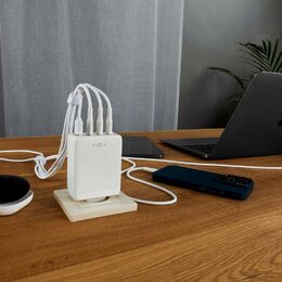 GaN nabíječka 3xUSB-C a USB 100W FIXED