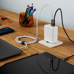 GaN nabíječka 3xUSB-C a USB 100W FIXED