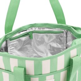 Spokey ACAPULCO Termotaška, 12 l, zelené pruhy