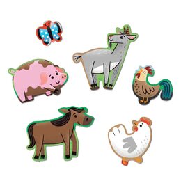 Mudpuppy Podlahové puzzle Kamarádi z farmy 25 dílků