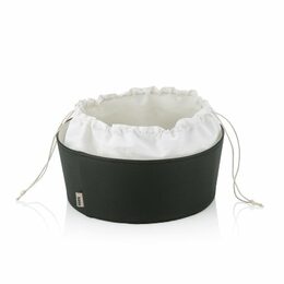 KELA Košík na chleba Grana PU kůže černá 11,0cm 28,0cm KL-12548