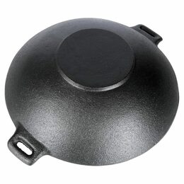 HIT Litinový WOK asijský na sporák, gril i oheň 31 x 8,5 cm HT-23460433