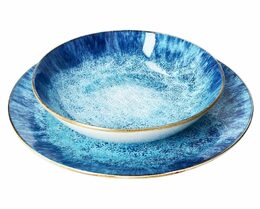 HIT Talíř na polévku hluboký sada 6 ks porcelán 20 cm OCEAN HT-24324286