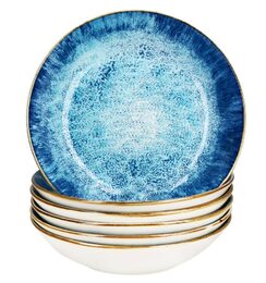 HIT Talíř na polévku hluboký sada 6 ks porcelán 20 cm OCEAN HT-24324286