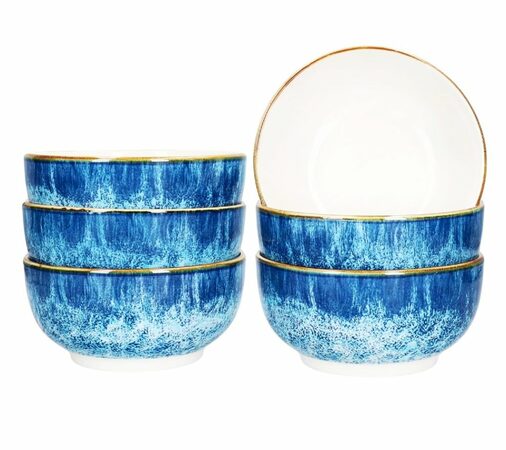 HIT Miska na polévku sada 6 ks porcelán 14 cm OCEAN HT-24324294