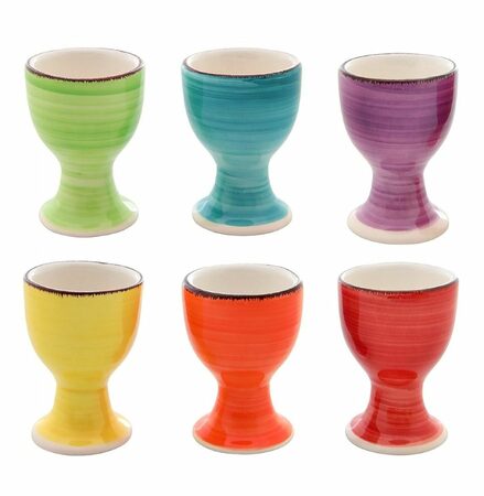 HIT Držák na vajíčka sada 6 ks 7 cm COLOURS HT-24326740