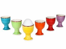 HIT Držák na vajíčka sada 6 ks 7 cm COLOURS HT-24326740